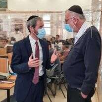 יוסי טייב נפגש עם רבנים סרוגים של קהילות העולים מצרפת