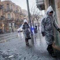 שלג בירושלים. | מרים אלסטר, פלאש 90