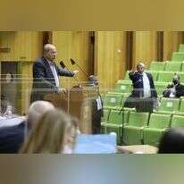 איתמר בן גביר וח"כ טיבי בדיונים בוועדת הבחירות המרכזית. | לע"מ