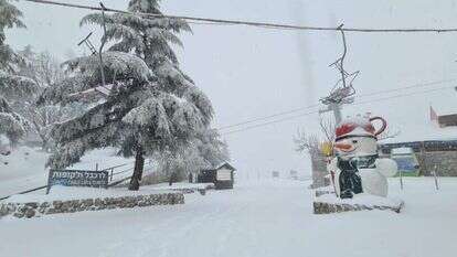 שלגים בחרמון. | אתר החרמון