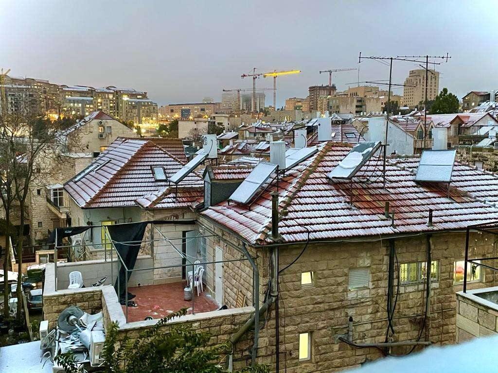 שלג בנחלאות, בשנה שעברה. | אילת כהנא