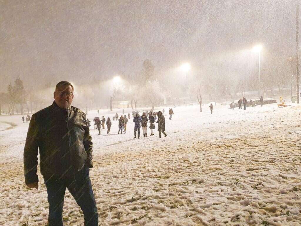 ראש העיר משה ליאון הצטרף הערב לחוגגים בגן סאקר. | עיריית ירושלים