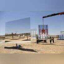 שדה המראות בתחנת הכוח אשלים שבנגב. | EPA