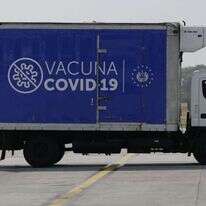 משאית חיסונים. | AFP משאית חיסונים. | AFP