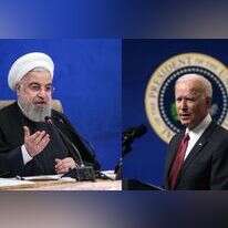נשיא ארה"ב ג'ו ביידן ונשיא איראן חסן רוחאני. צילומים: EPA, AFP