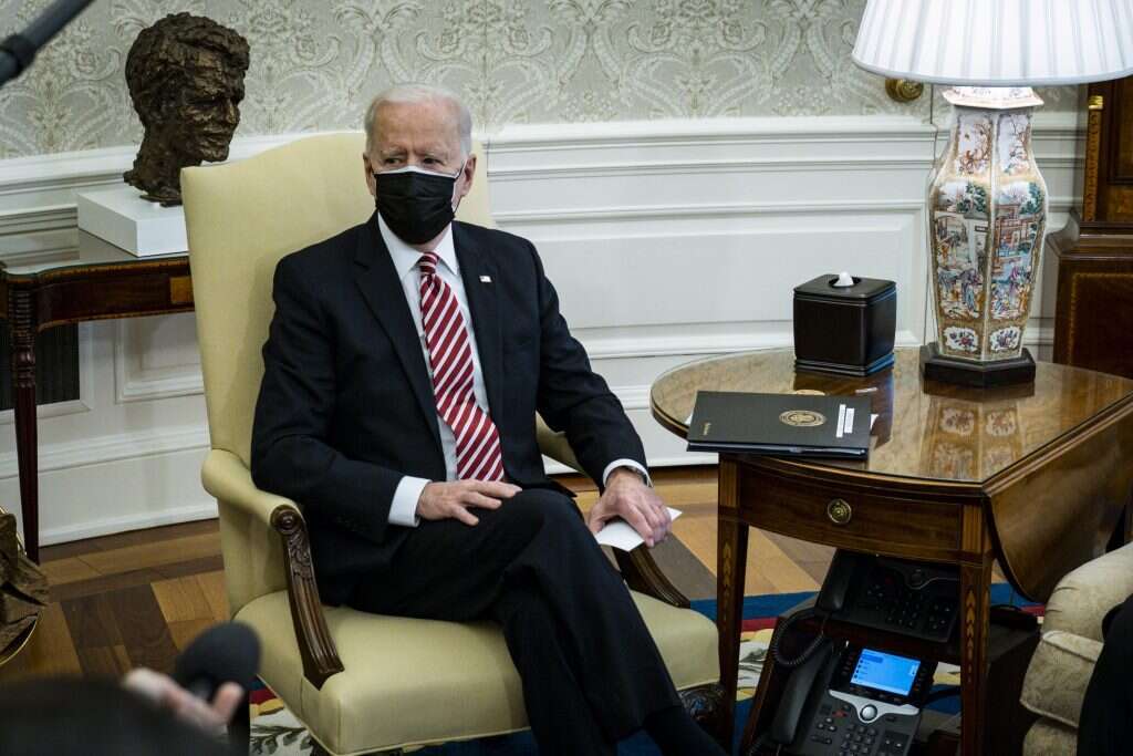 נשיא ארה"ב ג'ו ביידן בבית הלבן. | EPA