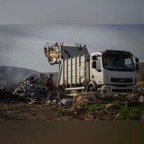 משרפה מחוץ לכפר הפלסטיני רמון. | הדס פרוש, פלאש 90