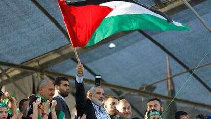 ראש הנחש. איסמעיל הניה. | AFP