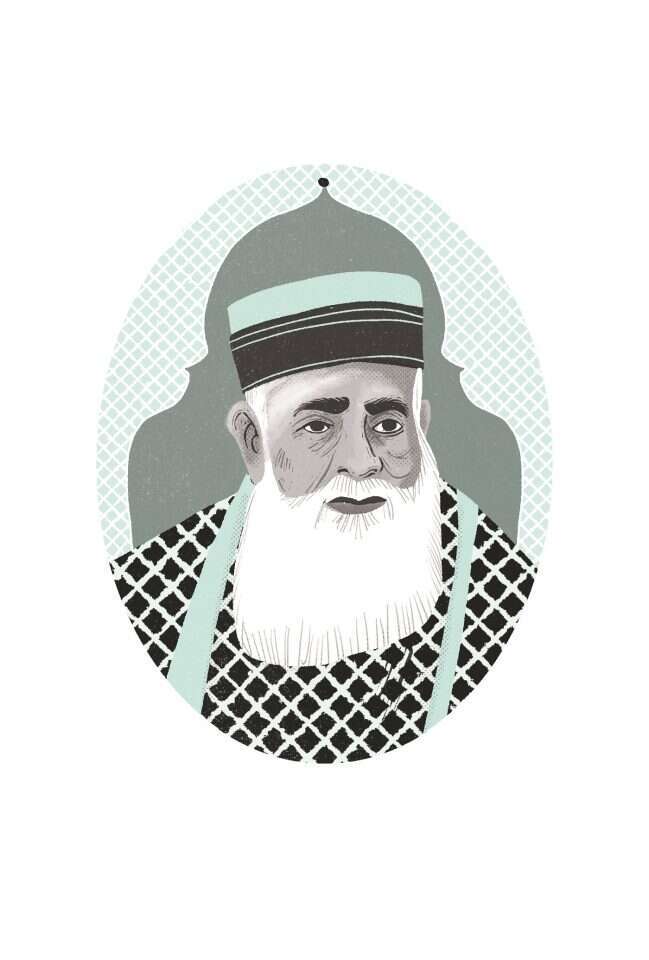 הרב יוסף משאש. איורים מתוך הספר. איור: מורן יוגב