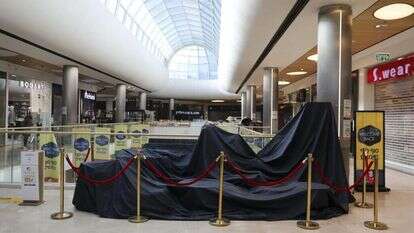 קניון מלחה בימי הסגר בקורונה. | EPA