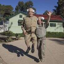 פורים בצריף בן גוריון. | חנן אפשטיין