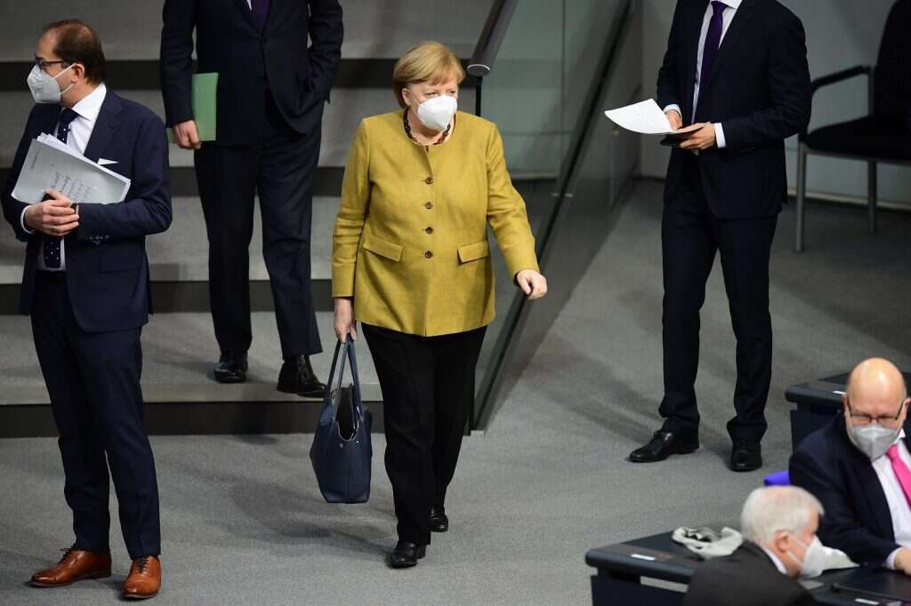 "הקשרים בין המדינות תלויים בזהות הקנצלר". אנגלה מרקל בבונדסטאג, החודש. | EPA