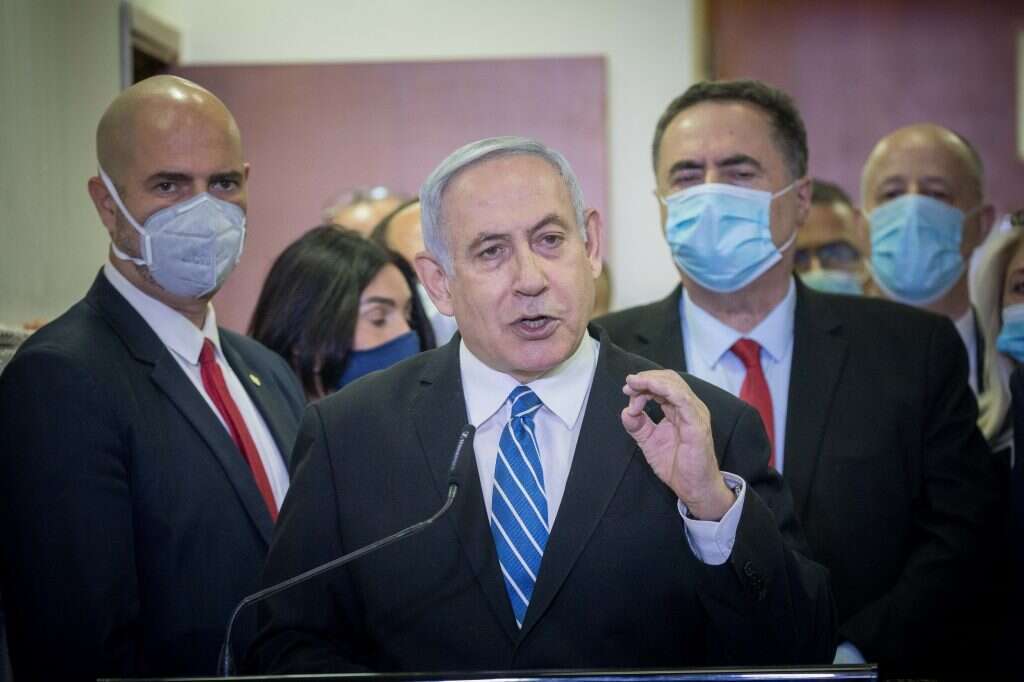 ההאשמות נגדו אבסורדיות. נתניהו. | יונתן זינדל, פלאש 90