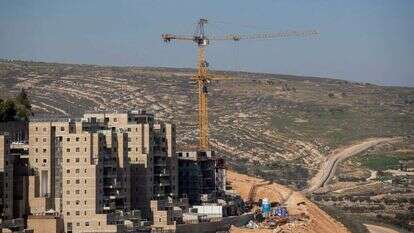 בנייה ישראלית. | EPA