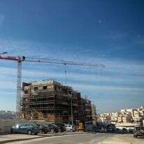 בנייה בירושלים. | EPA