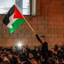 הפגנה בחיפה נגד האלימות במגזר הערבי. | AFP