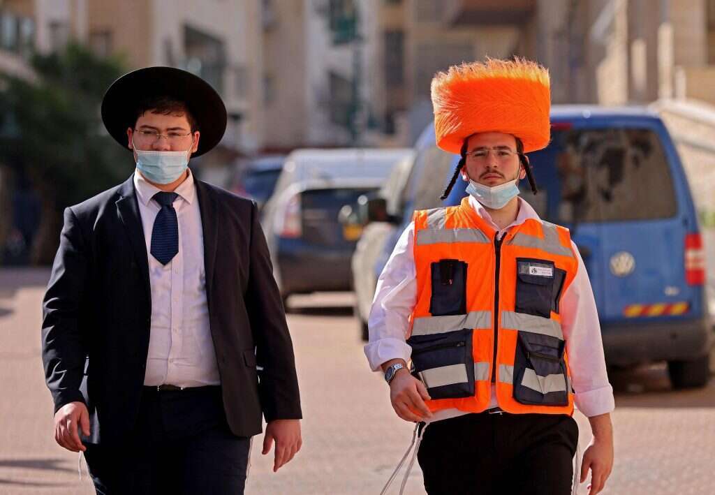 פורים בבני ברק. | AFP פורים בבני ברק. | AFP
