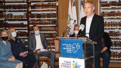 השר חילי טרופר בהשקת התוכנית "השבת הישראלית"