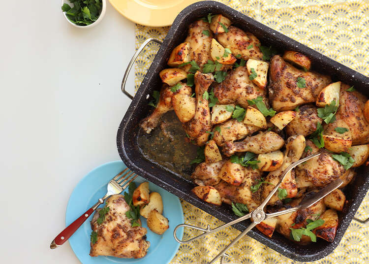 עוף בחרדל ובמייפל. | אפרת ליכטנשטט