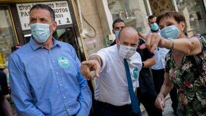 נפתלי בנט ומתן כהנא. | יונתן זינדל פלאש90