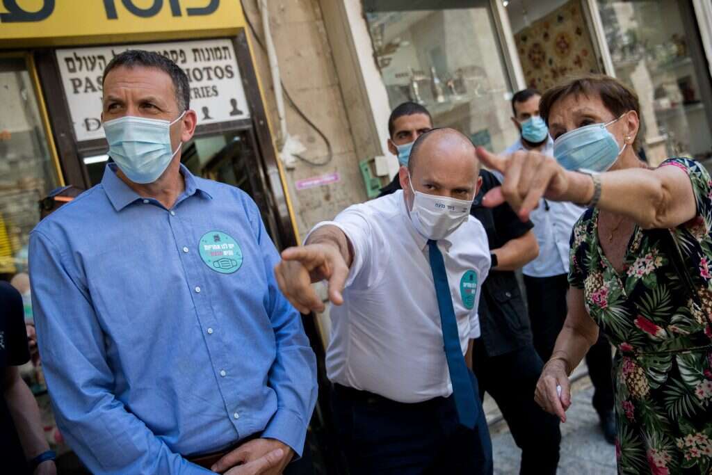 נפתלי בנט ומתן כהנא. | יונתן זינדל פלאש90
