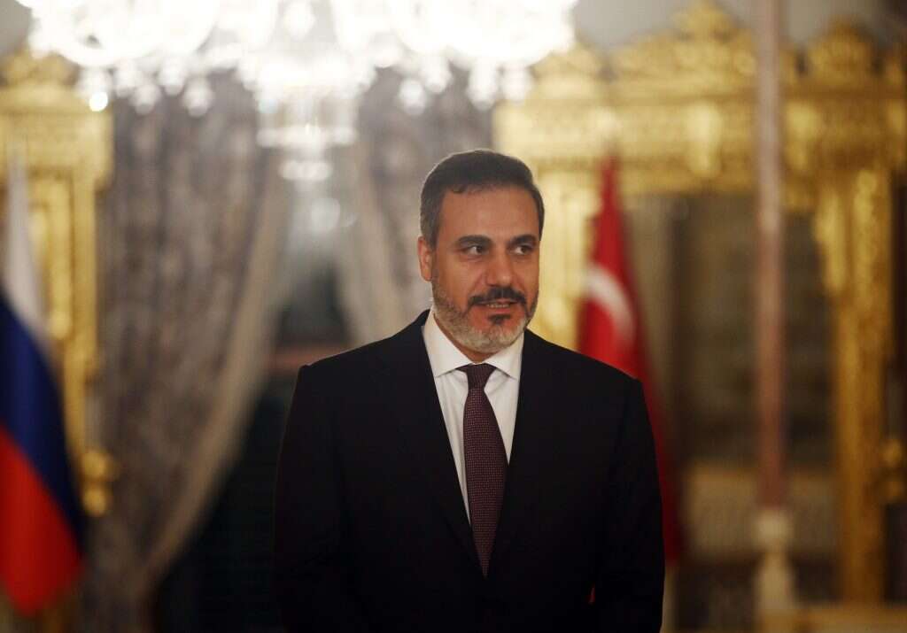 שר החוץ הטורקי הקאן פידאן. | AP