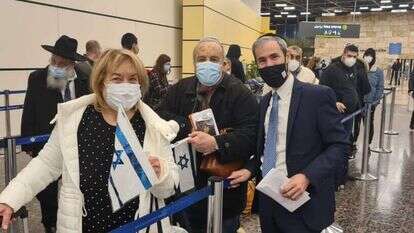 עולים מצרפת, בשבוע שעבר. ילום: רחמים חוגי