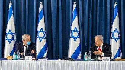 נתניהו וגנץ, 2020. | מארק ישראל סלם