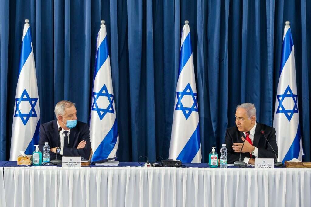 נתניהו וגנץ, 2020. | מארק ישראל סלם