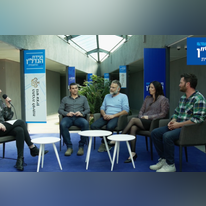 פאנל ועידת נדלן רחלי מלק-בודה, אייל תורג'מן, רוני פלמר, ג'רמי ספייסר, לילך וינשטוק