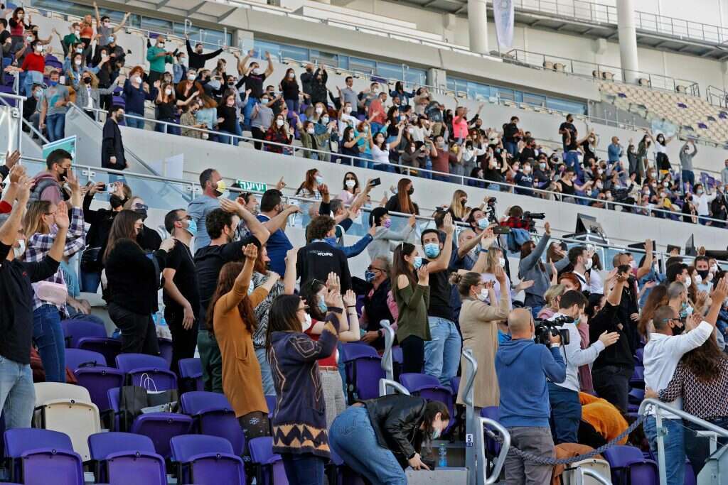 אירוע תו ירוק בתל אביב. | AFP