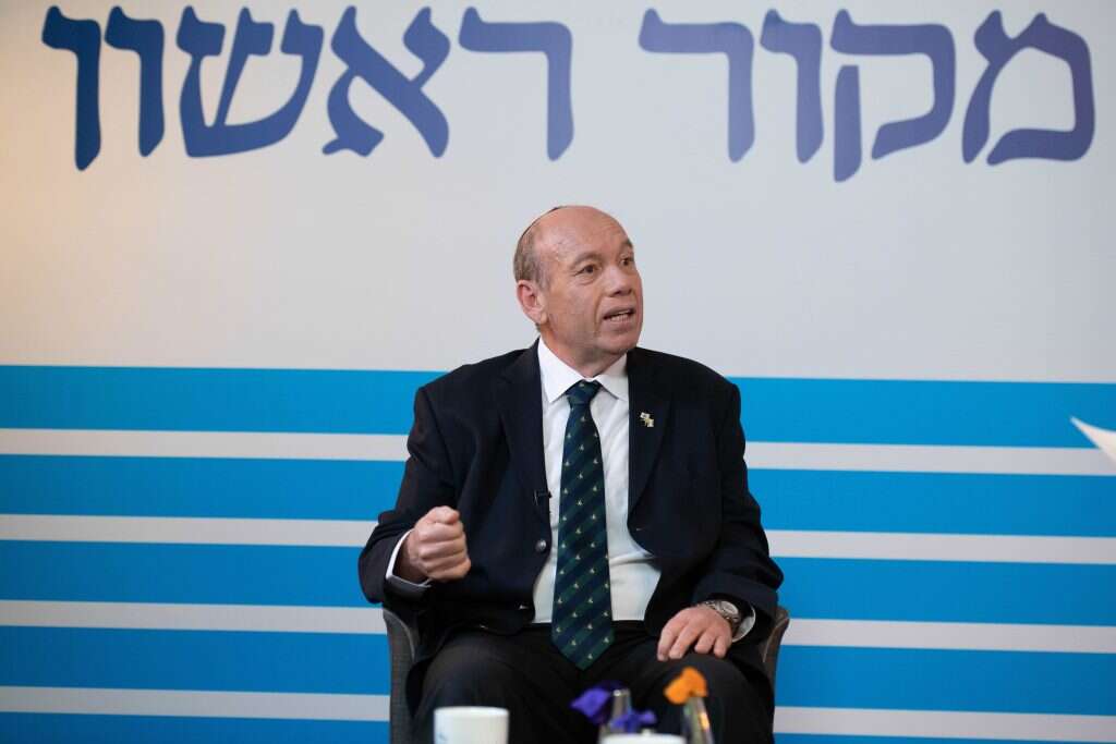 מבקר המדינה מתניהו אנגלמן בוועידת מקור ראשון. | שריה דיאמנט