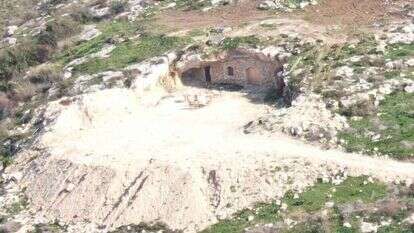 ההרס באתר האריכואלוגי בצפון השומרון. | תנועת רגבים