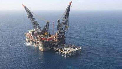 אסדת הגז לווייתן. | מארק ישראל סלם