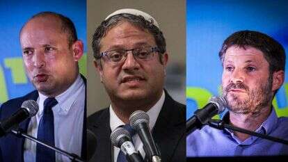 סמווטריץ', בן גביר, בנט. צילומים: אורן בן חקון