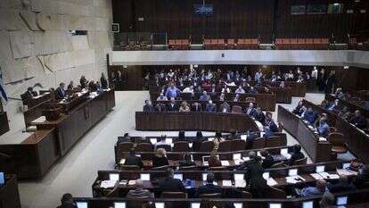 מליאת הכנסת. | יונתן זינדל, פלאש 90