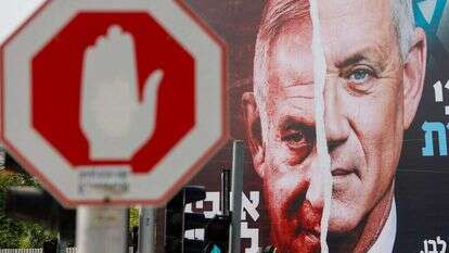 נתניהו וגנץ. | AFP נתניהו וגנץ. | AFP