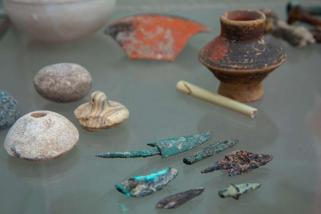 פריטי יום־יום שמעידים על עושרם של הדיירים. | אוליבייה פיטוסי, פלאש 90 פריטי יום־יום שמעידים על עושרם של הדיירים. | אוליבייה פיטוסי, פלאש 90