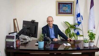 פרופ' חיים שקד, נשיא האקדמית חמדת, מכללה דתית לחינוך בשדות־נגב. | אריק סולטן