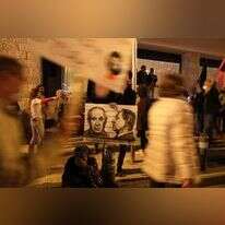 ההפגנה האחרונה לפני הבחירות. | EPA