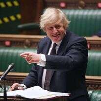 ג'ונסון בפרלמנט הבריטי, ביום רביעי. | EPA