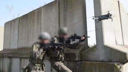 רחפן מוביל לוחמים. | דובר צה''ל