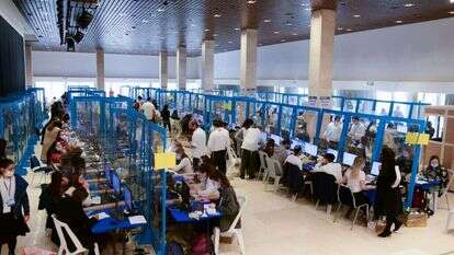 ספירת הקולות בוועדת הבחירות המרכזית, ארכיון. | רפי בן חקון, לע"מ ספירת הקולות בוועדת הבחירות המרכזית, ארכיון. | רפי בן חקון, לע"מ