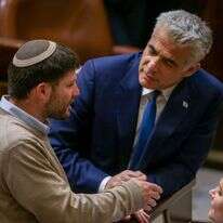 לפיד וסמוטריץ', ארכיון. | אורן בן חקון