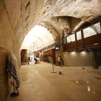 המתחם המשופץ בכותל, אתמול. | יונתן זינדל - פלאש90 המתחם המשופץ בכותל, אתמול. | יונתן זינדל - פלאש90