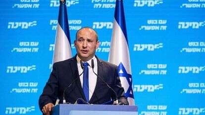 נפתלי בנט בליל הבחירות. | אבישג שאר-ישוב