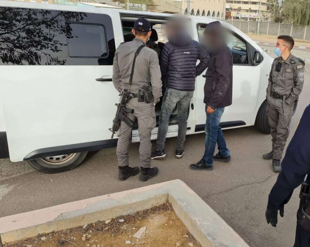 מעצר שוהים בלתי חוקיים, אילוסטרציה | דוברות המשטרה