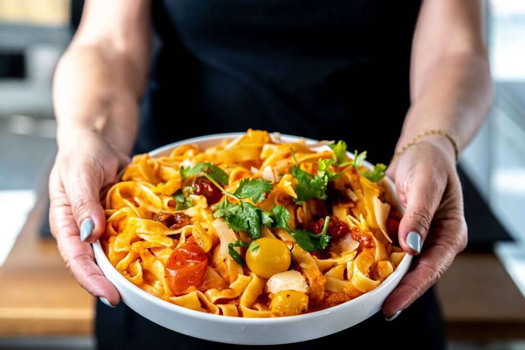 פסטה במסעדת Kazze בירושלים. | חנה טייב