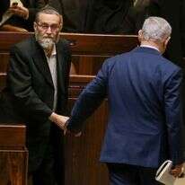 גפני ונתניהו. | אורן בן חקון