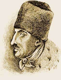 יקעב פרנק. איור: אלכסנדר קרושר, קרקוב, 1985